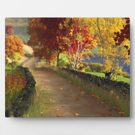 Het najaar van de Glen Plaque Fotoplaat (Voorkant)