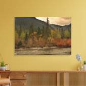 Het najaar van de rivier canvas afdruk (Insitu (Woonkamer))