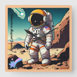 "Het najagen van hemelse dromen" Vierkante Klok