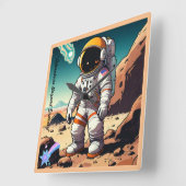 "Het najagen van hemelse dromen" Vierkante Klok (Hoek)