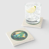 Het Nationaal Park van de Amerikaanse Samoa Stenen Onderzetter (Zijkant)