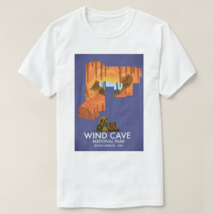 Het Nationaal Park van de Windgrot wieg de reispos T-shirt