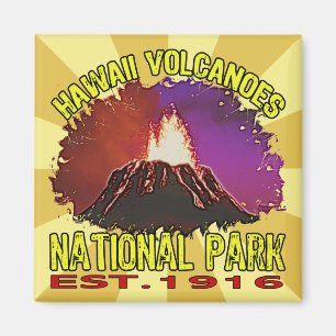 Het Nationale Park van de Vulkanen van Hawaï Magneet