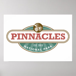Het Nationale Park van toppen Poster