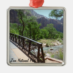 Het Nationale Park van Zion Metalen Ornament
