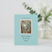 Het Naughty Little Squirrel Briefkaart (Staand voorkant)