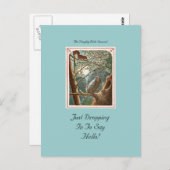 Het Naughty Little Squirrel Briefkaart (Voorkant / Achterkant)