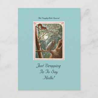 Het Naughty Little Squirrel Briefkaart