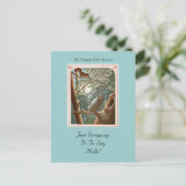 Het Naughty Little Squirrel Briefkaart (Staand voorkant)