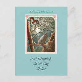 Het Naughty Little Squirrel Briefkaart