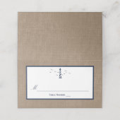 Het Nautical Lighthouse Burlap Wedding Collectie (Buitenkant ongevouwen)