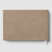 Het Nautical Lighthouse Burlap Wedding Collectie Gastenboek (Achterkant)