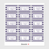 Het Nautical Lighthouse Wedding Collectie Sticker (Vel)
