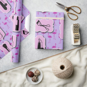 Het Necessies Cosmetic Logo Pattern Cadeaupapier