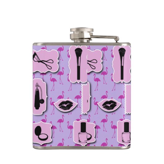 Het Necessies Cosmetic Logo Pattern Heupfles (Achterkant)