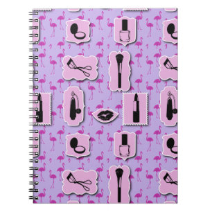 Het Necessies Cosmetic Logo Pattern Notitieboek