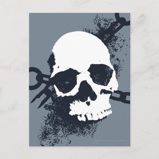 Het Necrocer Skull-symbool Briefkaart (Voorkant)
