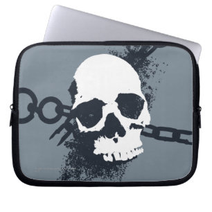 Het Necrocer Skull-symbool Laptop Sleeve