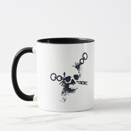 Het Necrocer Skull-symbool Mok (Links)