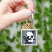 Het Necrocer Skull-symbool Sleutelhanger (Hand)