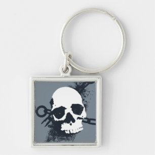 Het Necrocer Skull-symbool Sleutelhanger