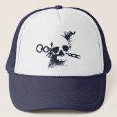 Het Necrocer Skull-symbool Trucker Pet (Voorkant)