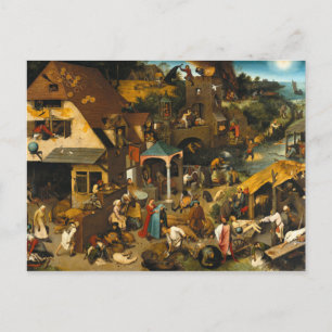 Het Nederlands spreekwoord - Pieter Bruegel Briefkaart