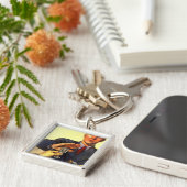 Het nee tegen alcoholpropaganda van de Sovjet-Unie Sleutelhanger (Zijkant)