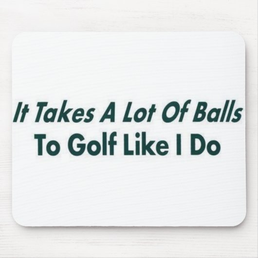 Het neemt ALot van Kogels Muismat (Voorkant)