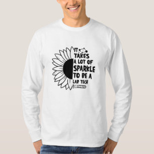 Het neemt een hoop spleetlaboratoriumlaboratorium  t-shirt