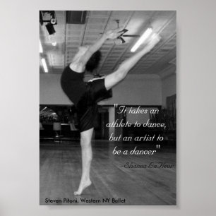 Het neemt een kunstenaar poster