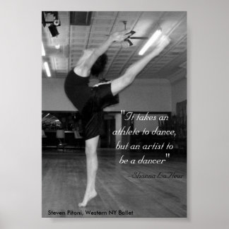 Het neemt een kunstenaar poster