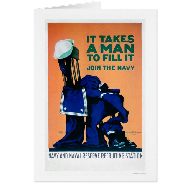 Het neemt een Man om een Eenvormige marine (US0228 (Voorkant)