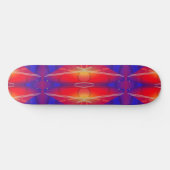 Het neon gelaagde abstracte ontwerp skateboard (Horizontaal)