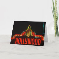 Het neonteken van Hollywood, Los Angeles,