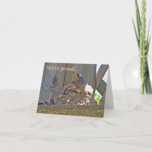 Het nest nieuw huis van Robin Aankondiging