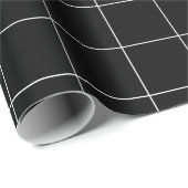 Het Net van de Controle van de ruit (wit/zwart) Cadeaupapier (Rol Hoek)