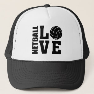 Het Netball van de LIEFDE van het NETBALL Trucker Pet
