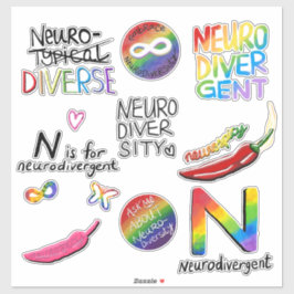 Het Neurodiverse Variety Pack Sticker