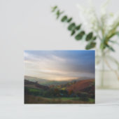 Het nevelige Uitzicht van de Ochtend Briefkaart (Staand voorkant)