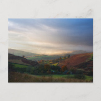 Het nevelige Uitzicht van de Ochtend Briefkaart