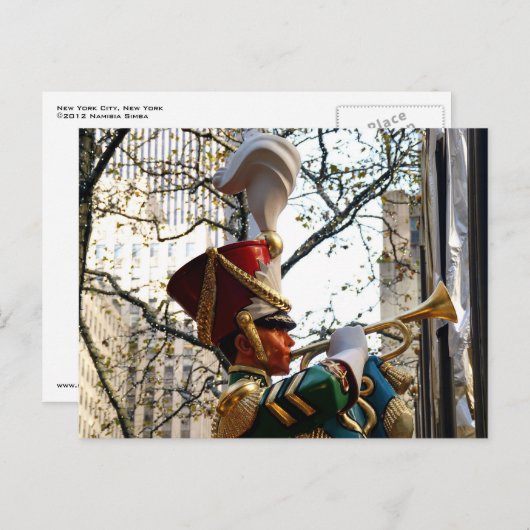 Het New York City Christmas Briefkaart (Voorkant / Achterkant)
