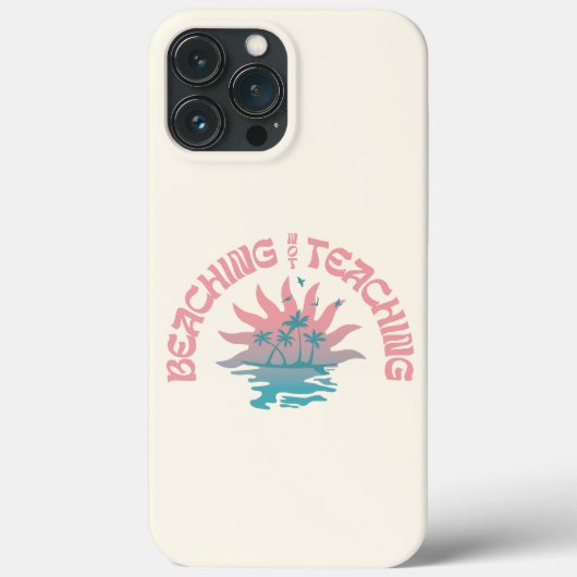 Het niet aanleren van grappige leraar zomerpauze Case-Mate iPhone case (Achterkant)
