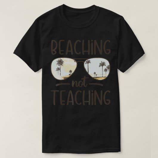 Het niet aanleren van grappige leraar zomervakanti t-shirt (Design voorkant)