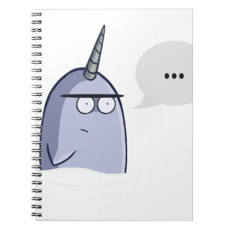 Het niets Narwhal Notitieboek