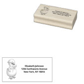 Het nieuw uitgebroede paaskuiken 	rubberstempel (Gestempeld)