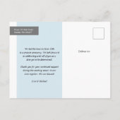 Het nieuwe Briefkaart van de Amerikaanse aankondig (Achterkant)