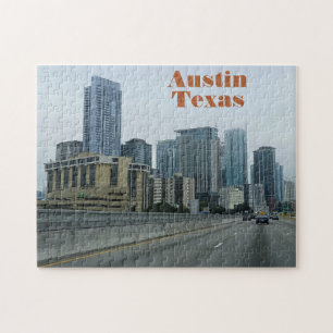 Het nieuwe en groeiende centrum van Austin Texas Legpuzzel