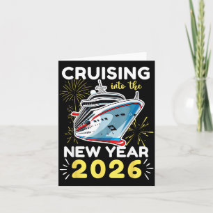 Het nieuwe jaar 2026 binnenzeilen kaart