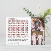 Het nieuwe jaar is lang geleden dat ik er eindelij feestdagenkaart (Staand voorkant)